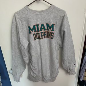 Crew neck Miami dolphins crew neck